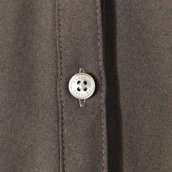 Express women’s black flowy dress shirt - Picture 5 of 5